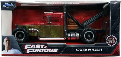 Jada Toys 1:24 Scale HOBBS & SHAW Custom Peterbilt Truck Diecast Model Replica - Image 1 of 4