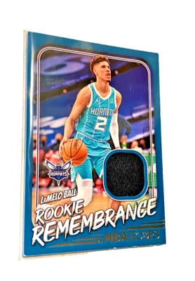 2022-23 Panini NBA Hoops - Rookie Remembrance #RR-LBC LaMelo Ball Patch - Image 1 of 2