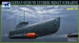 Bronco 1/35 CB35053 Seehund XXVIIB/B5 Midget Submarine - Picture 1 of 5