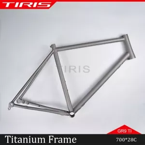TIRIS-DR5 Road Titanium Bike Frame Bicycle Framework Race 700C Custom - Picture 1 of 22