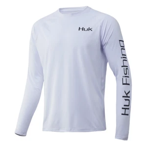 HUK KC American Shotgun Pursuit LS Shirt H1200314-100 White CHOOSE YOUR SIZE! - Picture 1 of 2