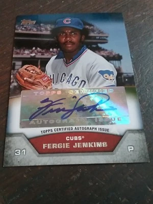 Fergie Jenkins SP mini automático Chicago Cubs 2013 Topps # mafj exclusivo en línea Foto 1 de 2
