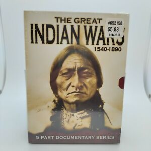 The Great Indian Wars 1540-1890 (DVD, 2009) BRAND NEW / FACTORY SEALED UNOPENED