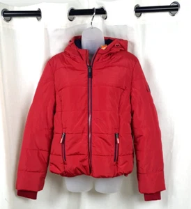 Superdry Sports Puffer Bright Red Size L / 14Uk Rrp £79.99 CR055 EE 03 - Picture 1 of 12