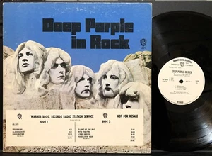 LP Deep Purple In Rock 1970 USA WHITE LABEL PROMO LP VG+/NM- Rock/Psych - Imagen 1 de 4
