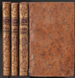 Mémoires de M. L'Abbé ARNAULD anecdotes de la Cour de France Chez J Neaulme 1756 - Imagen 1 de 12