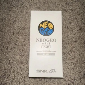 NEW SNK NeoGeo Mini Video Game Pad Controller FP1N1N1810 gamepad WHITE neo-geo - Picture 1 of 4
