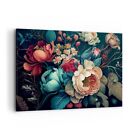Canvas printing 120x80cm picture paintings flowers Shabby-Chic classic