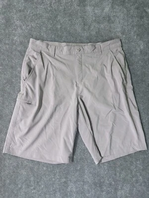 Columbia PFG Men's Size 36W 10L  Tan/Khaki Fishing Shorts - Image 1 of 4