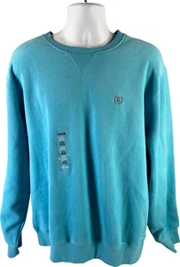 NEW Izod Men’s Blue Saltwater Fleece Crewneck Sweatshirt - XL - Picture 1 of 4