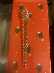 15er Set gedrehte Glas Eiszapfen Ornamente 1999 ABC Vertrieb New Old Stock - Bild 1 von 6