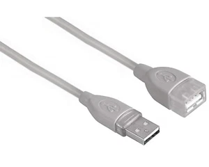 Hama 5m USB-Verlängerung Verlängerungs-Kabel für PC Webcam Tastatur Maus Drucker - Bild 1 von 2