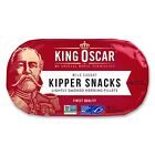 King Oscar Kipper Snacks Smoked Herring Fillets 3.54 Oz Pack Of 12