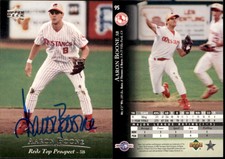 Aaron Boone Signed 1995 Upper Deck Minors #95 RC Card Auto AU