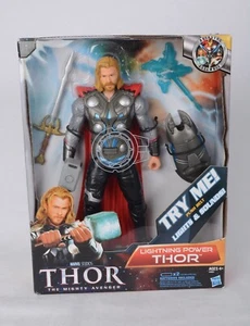 Thor The Mighty Avenger Lightning Power 10'' Figure Lights Marvel Action NEW - Picture 1 of 8
