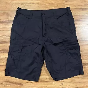 PROPPER Men's Summer Cargo Shorts Rip Stop Navy Military 36 x 11 inseam - Picture 1 of 7