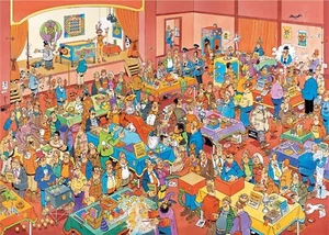 Rompecabezas Jumbo Magic Fair 1000 piezas de Jan van Haasteren - Imagen 1 de 4