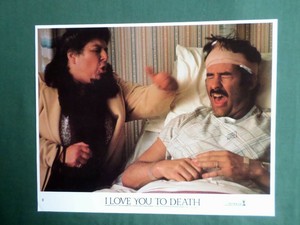  KEVIN KLINE - MIRIAM MARGOLYES  - I LOVE YOU TO DEATH - LOBBY CARD- 8X10