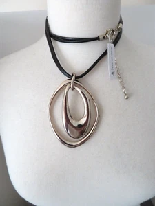 SUSAN GRAVER GOLD PENDANT NECKLACE  30-34" - Picture 1 of 2