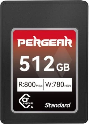 US Pergear New 512GB CFexpress Type A Memory Card Up to 780MB/s Read Speed - Image 1 of 4