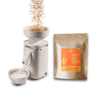 Mockmill 100 + 2,5 kg Bio Dinkel | Getreidemühle Starter-Kit | 100 g/min - Bild 1 von 6