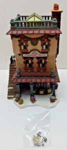 Dept 56 Dickens Village Leed's Oyster House #58446 Good Condition w/Lt Cd/Box - Picture 1 of 20