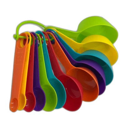 Plastic Measuring  Spoons Set and Cups Multicolour (12 set in 1) - Image 1 of 4