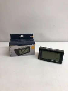 TFA Funk Wecker 60.2532.01 schwarz Alarmzeiten 1 - Bild 1 von 6