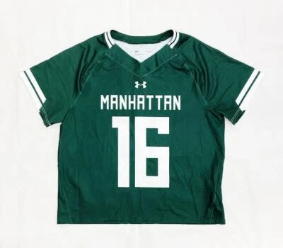 Camiseta deportiva Under Armour Manhattan Jaspers SS Lacrosse Showtime para hombre L verde UJLJS1M Foto 1 de 2