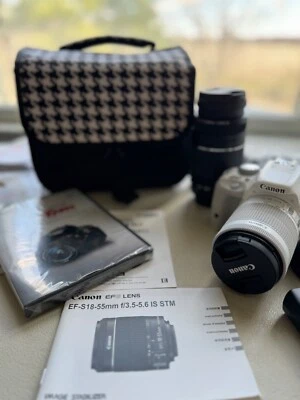 NUEVO Paquete Canon Rebel EOS 100D con Lente Zoom Xtra y Estuche Foto 1 de 4