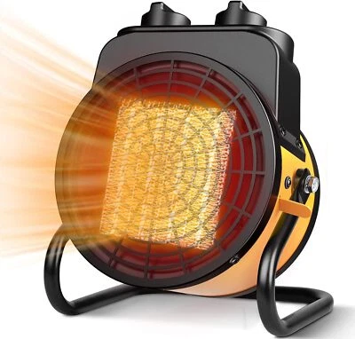 Calentador de Invernadero con Termostato, 1500W, 3 Modos, 3s Rápido, Protección contra Sobrecalentamiento Foto 1 de 4