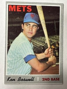 1970 Topps# 214 Ken Boswell- New York Mets NM