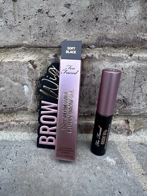 Too Faced Brow Wig Brush On Brow Gel - Soft Black,0.19oz - Image 1 of 2