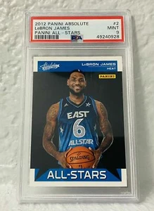 Lebron James 2012 Panini Absolute All-Stars PSA 9 (Only 3 in Population!) - Picture 1 of 3