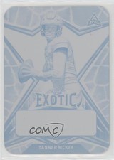 2022 Leaf Exotic Printing Plate Cyan Giraffe 1/1 Tanner McKee #BA-TM2 Auto 4z8