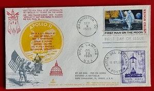 USA VATICAN ROME 1969 MOON LANDING CREW APOLLO 11 VISIT TO POPE PAUL VI A018 - Bild 1 von 2