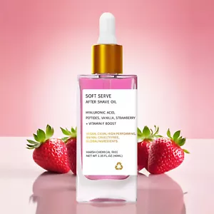 Truly Beauty Strawberry Vanilla After Shave Oil for Smooth Skin Post Shave 40ml - Bild 1 von 10