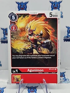 Digimon Card Game Agunimon BT4-011 U NM - Picture 1 of 2