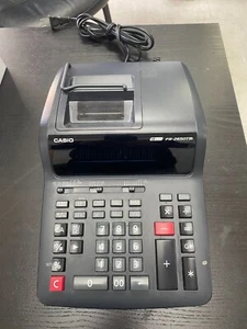 Casio Adding Machine TR-2650TM Black W/ Tax Exchange Decimal - Bild 1 von 3