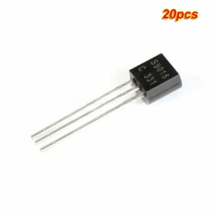 20pcs S9015 transistor DIP Triode TO-92 PNP -45V/100mA Copper feet - Picture 1 of 3