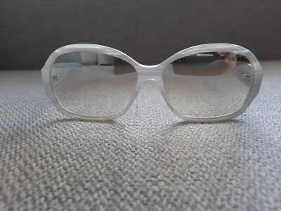 Gafas de sol vintage MILA YA modelo MS 007 color mármol blanco plata lentes  Foto 1 de 3