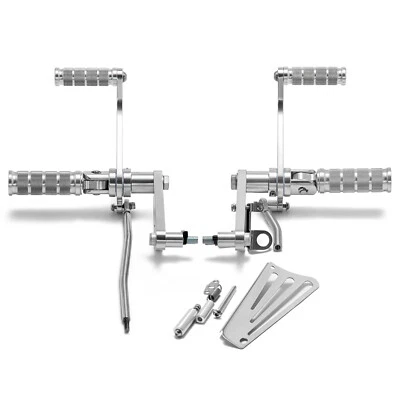 4" Forward Control Foot Pegs For Yamaha V Star XVS 1100 Classic Custom Silverado - Изображение 1 из 4