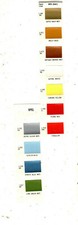 1969 1970 1971 1972 OPEL 69 70 71 72 PAINT CHIPS 72 SHERWIN WILLIAMS 4 11PC