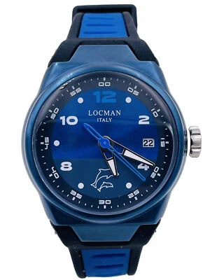 Orologio Locman Mare 558BLB/395 39mm Wr100m Titanio/Gomma Scontatissimo Nuovo - Immagine 1 di 4