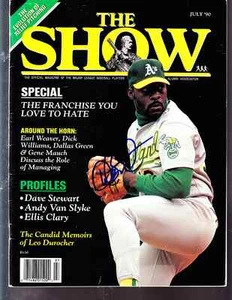 Dave Stewart Oakland A's Autographed Signed The Show Magazine COA - Picture 1 of 1