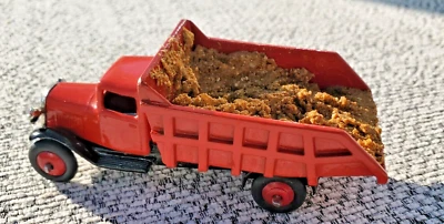 1950s Red Dinky 25 Series Hybrid Tipper Truck Lorry Code3 A ONE OFF Beautiful - Image 1 of 4