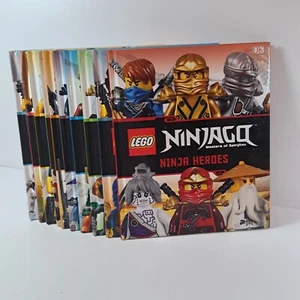 Lego Ninjago Masters of Spinjitzu Books Ninja Enemies Hardcover Lot of 10 - Picture 1 of 9