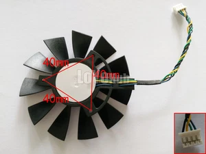 Sapphire HD7770 7750 Platinum Edition 4-pin Universal fan FS1290-AP084C 12V 0.3A - Picture 1 of 4