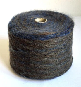 Italian Alpaca - Virgin Wool - Viscose Yarns, 2.7 lb / 1220 grams cone - Picture 1 of 4