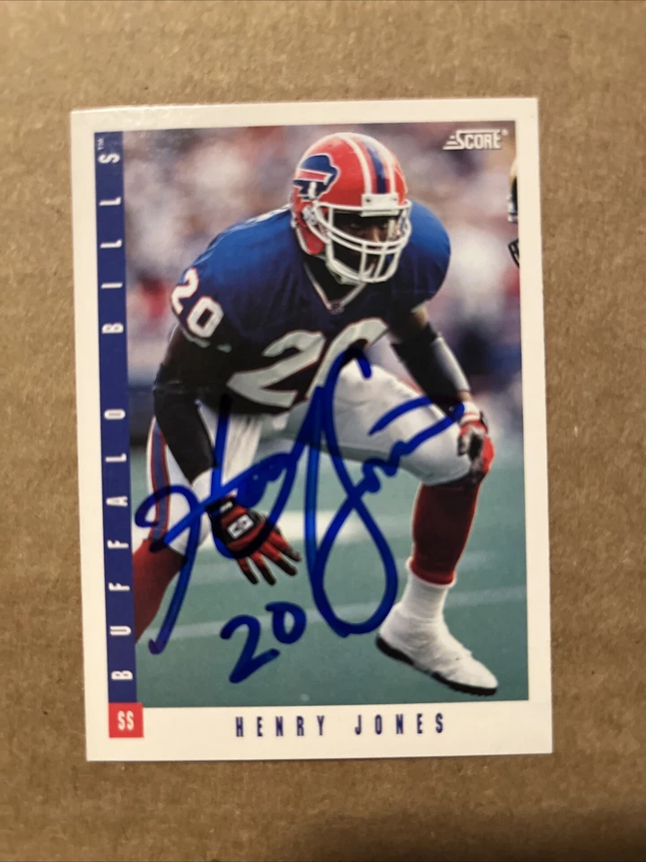 Henry Jones Autographed 1993 Score Card - Image 1 of 1